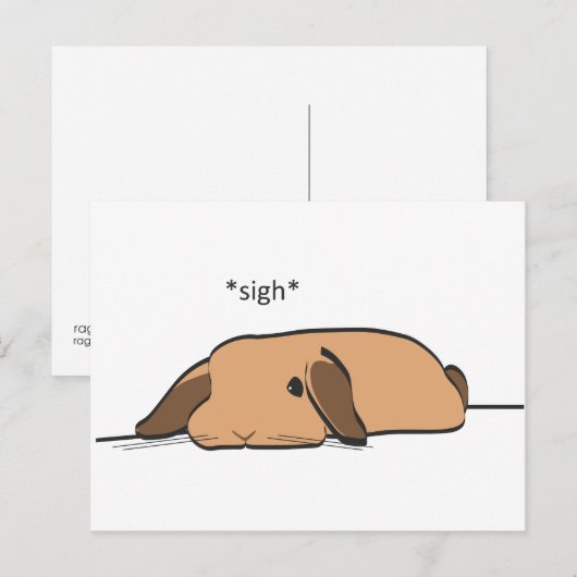 SICHTLOP POSTKARTE (Vorne/Hinten)