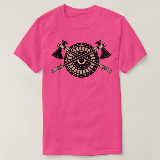 Sichtschutzschild und Achsen 3 T-Shirt (Design vorne)