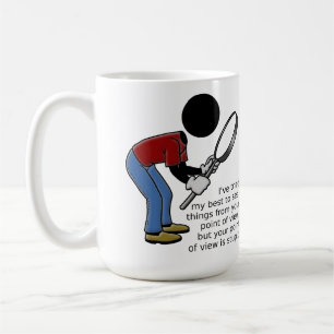 Sichtweise ist Dumm Tasse