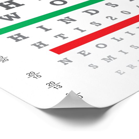 Sichtweite 20/20 poster (Ecke)