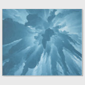 Sichtweite der Stalaktiten im unteren Winkel Geschenkpapier (Flach)