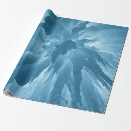 Sichtweite der Stalaktiten im unteren Winkel Geschenkpapier (Ungerollt)