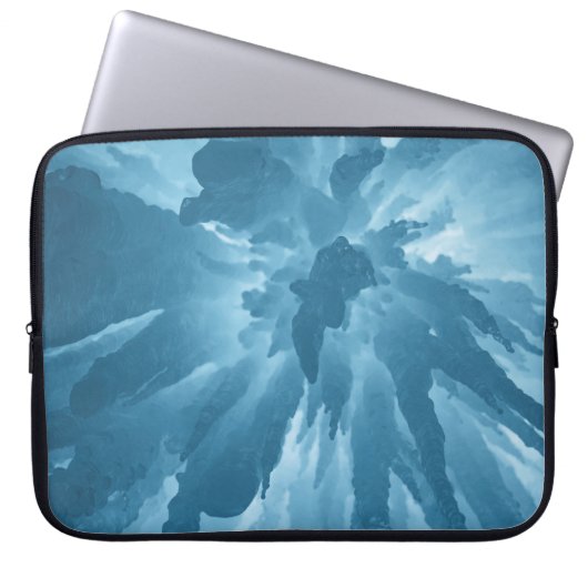 Sichtweite der Stalaktiten im unteren Winkel Laptopschutzhülle (Vorderseite)