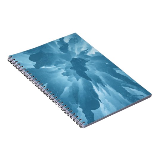 Sichtweite der Stalaktiten im unteren Winkel Notizblock (Rechte Seite)