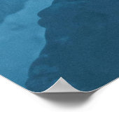 Sichtweite der Stalaktiten im unteren Winkel Poster (Ecke)