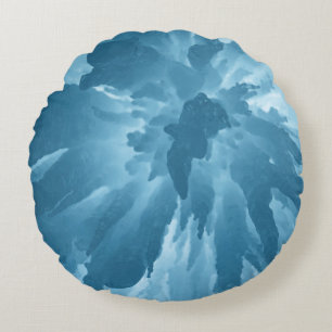 Sichtweite der Stalaktiten im unteren Winkel Rundes Kissen