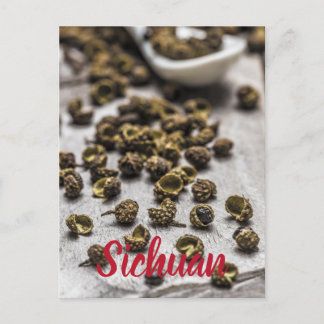 Sichuan Pepper Chinesische Küche Feiertagspostkarte