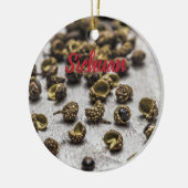 Sichuan Pepper Chinesische Küche Keramik Ornament (Links)