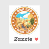 Sicilia Aufkleber (Blatt)