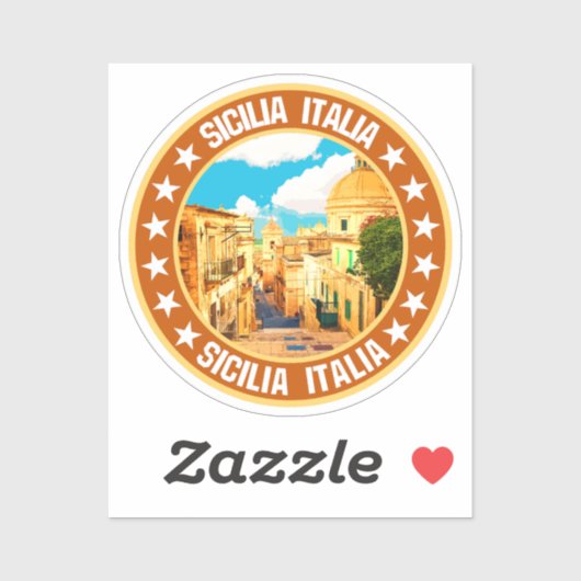 Sicilia Aufkleber (Blatt)