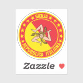 Sicilia Aufkleber (Blatt)