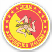 Sicilia Aufkleber (Vorderseite)