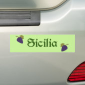 Sicilia Autoaufkleber - sizilianisches Erbe (Auf Auto)