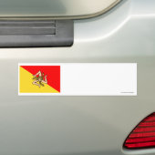 Sicilia Flagge Autoaufkleber (Auf Auto)