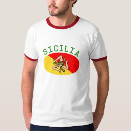 Sicilia Flaggen-T - Shirt