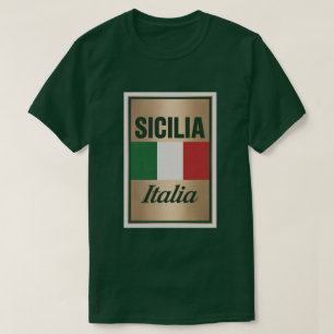 Sicilia Italia Green T - Shirt