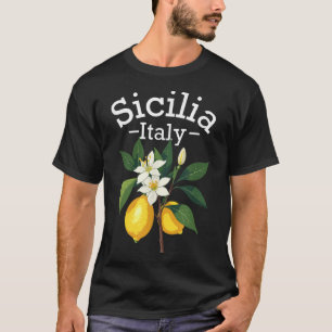 Sicilia Italian Souvenir Italien Lemons Souvenirs T-Shirt