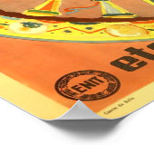 Sicilia, Italien, Reiseplakat Poster (Ecke)