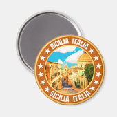 Sicilia Magnet (Vorderseite/Rückseite)