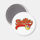 Sicilia Magnet (Vorderseite/Rückseite)