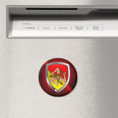 Sicilia Mettalic Emblem Magnet (In Situ (Geschirrspüler))