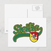 Sicilia Postkarte (Vorne/Hinten)