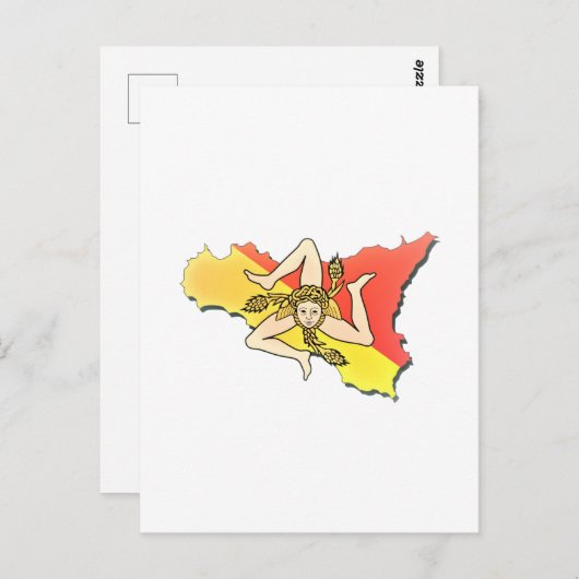 Sicilia 🇮🇹 ☀️ postkarte (Vorne/Hinten)