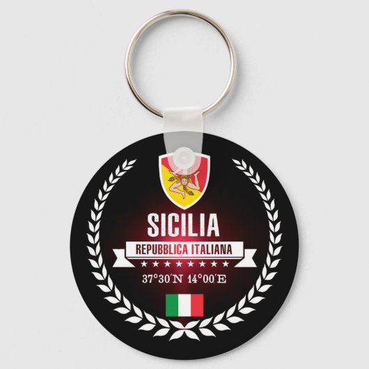 Sicilia Schlüsselanhänger (Vorderseite)