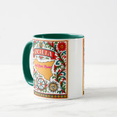 Sicilia Sicilian Design (customize with name) Tasse (Vorderseite Links)