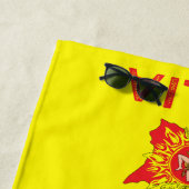 Sicilia Sicilian Flag Trinacria Strandtuch (Beispiel)