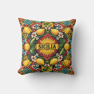 Sicilia Sicilian Muster Kissen
