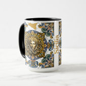 Sicilia Sicilian Muster Tasse (Vorderseite Links)