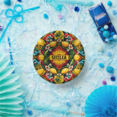 Sicilia Sicilian Paper Plate Pappteller (Party)