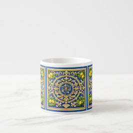 Sicilia Sicilian Pattern Espresso Cup Espressotasse
