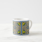 Sicilia Sicilian Pattern Espresso Cup Espressotasse (Vorderseite Rechts)