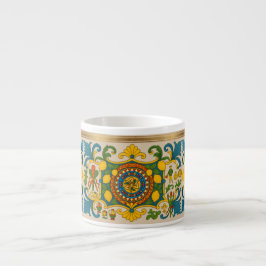 Sicilia Sicilian Pattern Espresso Cup Espressotasse