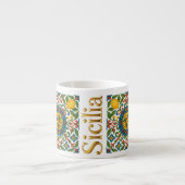 Sicilia Sicilian Pattern Espressotasse (Vorderseite)