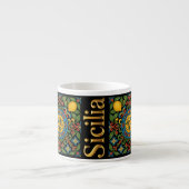 Sicilia Sicilian Pattern Espressotasse (Vorderseite)