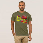 Sicilia Sicilian Trinacria T-Shirt (Vorne ganz)