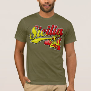 Sicilia Sicilian Trinacria T-Shirt