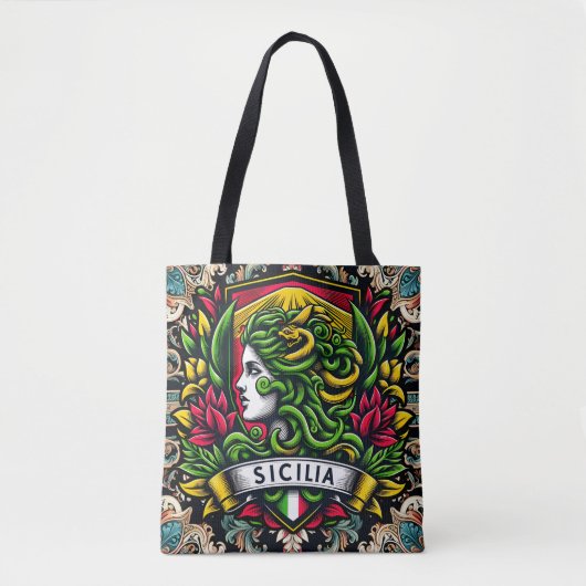 Sicilia Sicily Sicilian Tasche (Vorderseite)
