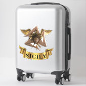 Sicilia Sicily Trinacria Symbol Sticker (Koffer)