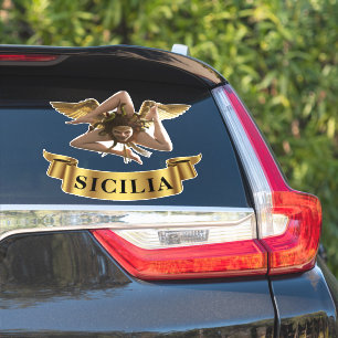 Sicilia Sicily Trinacria Symbol Sticker