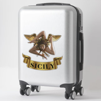 Sicilia Sicily Trinacria Symbol Sticker