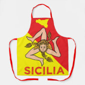 Sicilia Sizilien All-over Print-Schürze Schürze (Vorderseite)