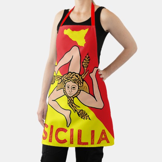 Sicilia Sizilien All-over Print-Schürze Schürze (InSitu)