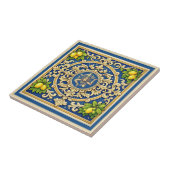 Sicilia Trinacria Sicilian design Fliese (Seite)