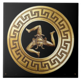 Sicilia Trinacria Wall Tile Fliese
