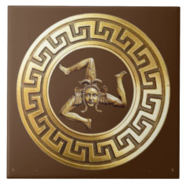 Sicilia Trinacria Wall Tile Fliese