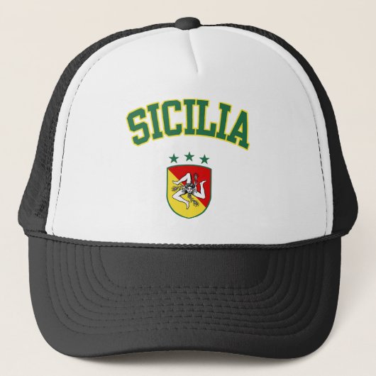Sicilia Truckerkappe (Vorderseite)
